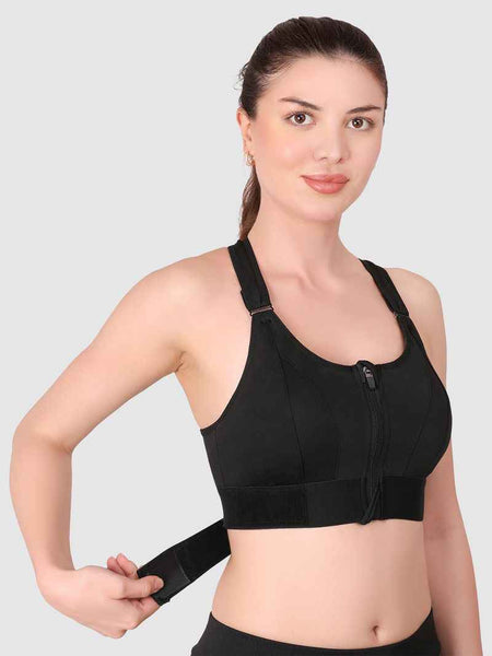 Women Full Coverage Workout Sports Bra With All Day Comfort