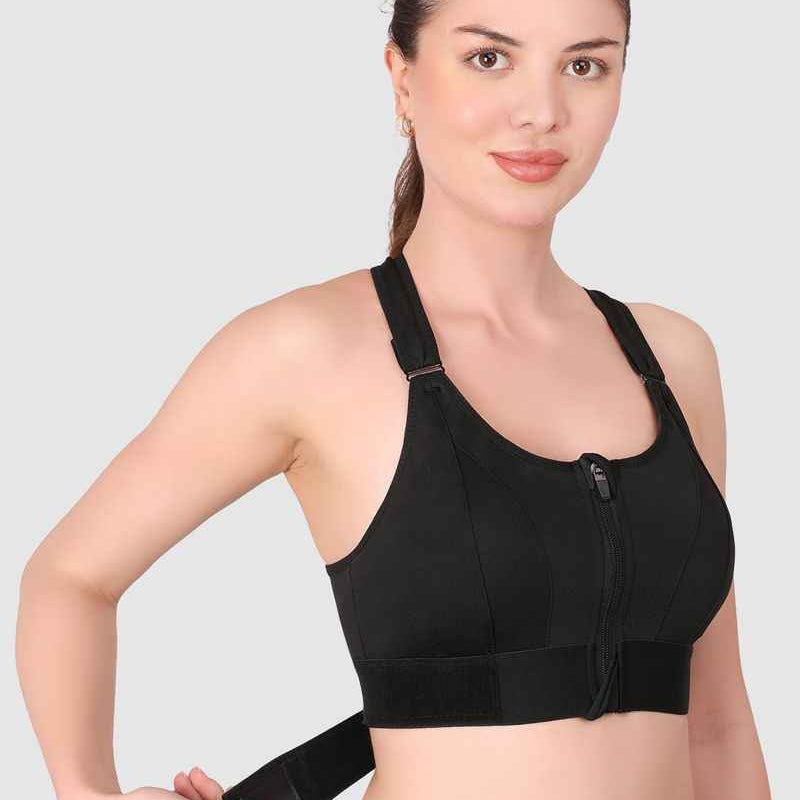 Women Full Coverage Workout Sports Bra With All Day Comfort