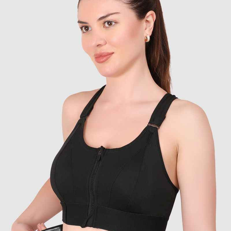Women Full Coverage Workout Sports Bra With All Day Comfort