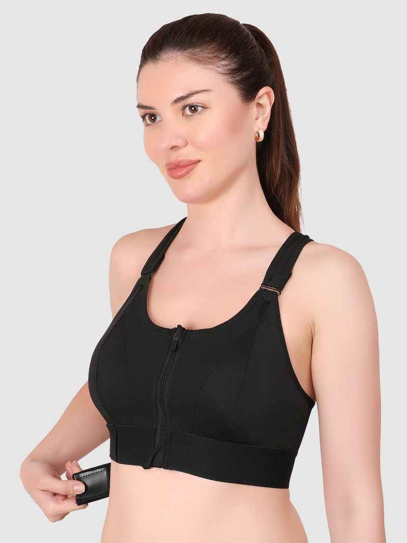Women Full Coverage Workout Sports Bra With All Day Comfort