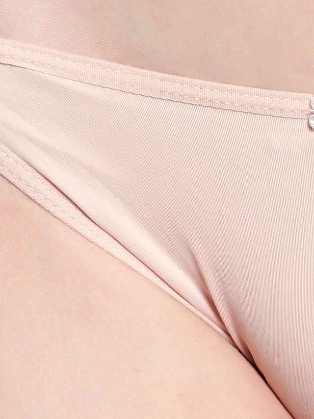Women Beige Solid Perfect Front Closure Lingerie
