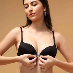 Medium Coverage Underwired Lightly Padded Plunge All Day Comfort Bra