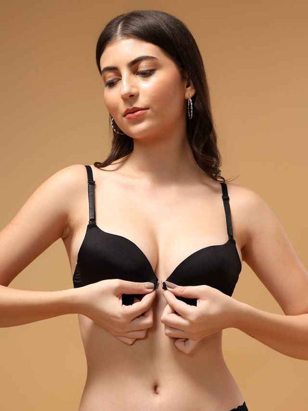 Medium Coverage Underwired Lightly Padded Plunge All Day Comfort Bra