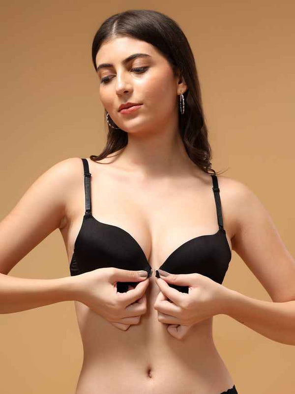 Medium Coverage Underwired Lightly Padded Plunge All Day Comfort Bra