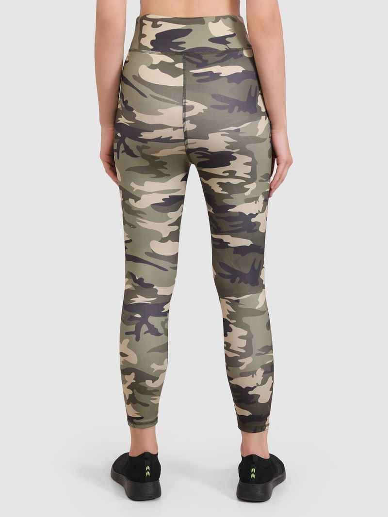 Camouflage Printed Dry Fit Skinny Fit Tights