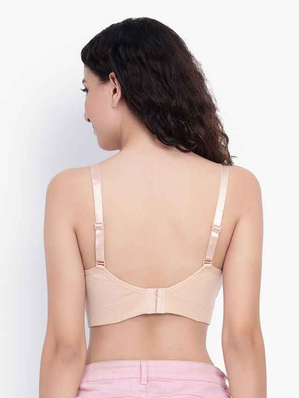 Full Coverage Removable Padding Non-Wired Maternity Bra - All Day Comfort