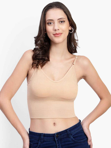 Full Coverage Lightly Padded Bralette Bra With All Day Comfort