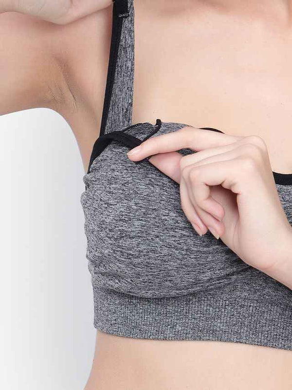 Full Coverage Removable padding Non-Wired Maternity Bra- All Day Comfort