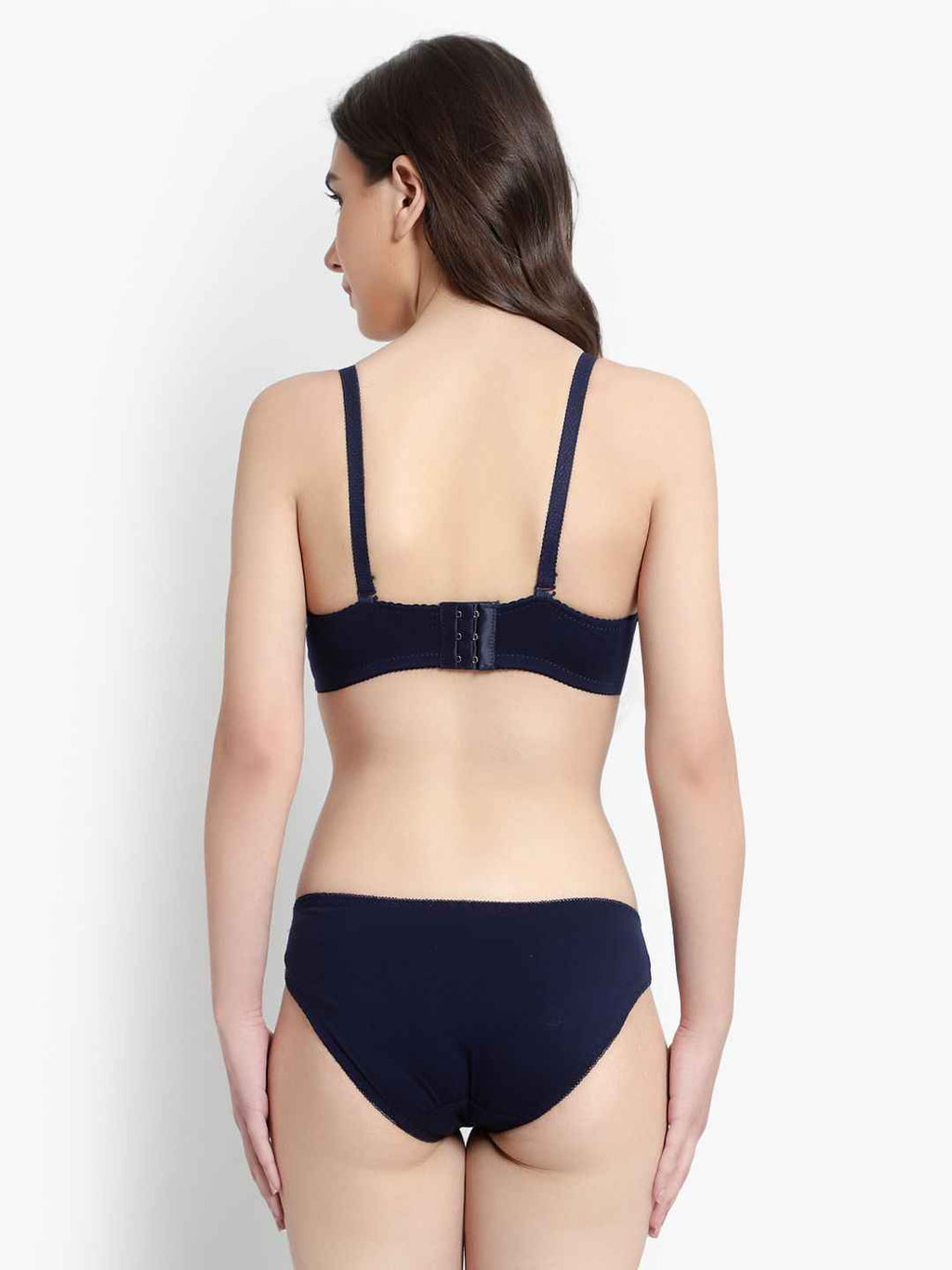 Lace-Designed Heavily-Padded Lingerie Set