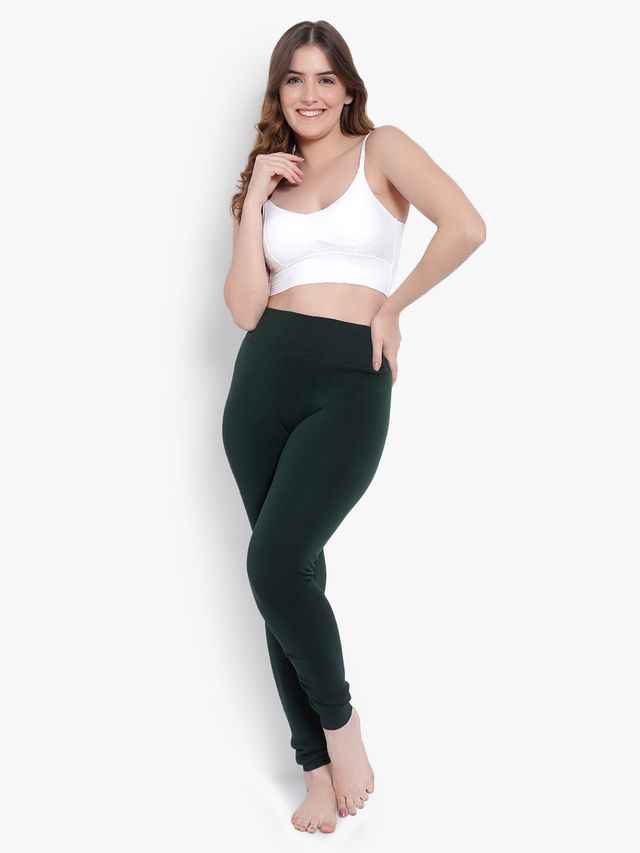 Women Warm Fur Woollen Thermal Bottoms