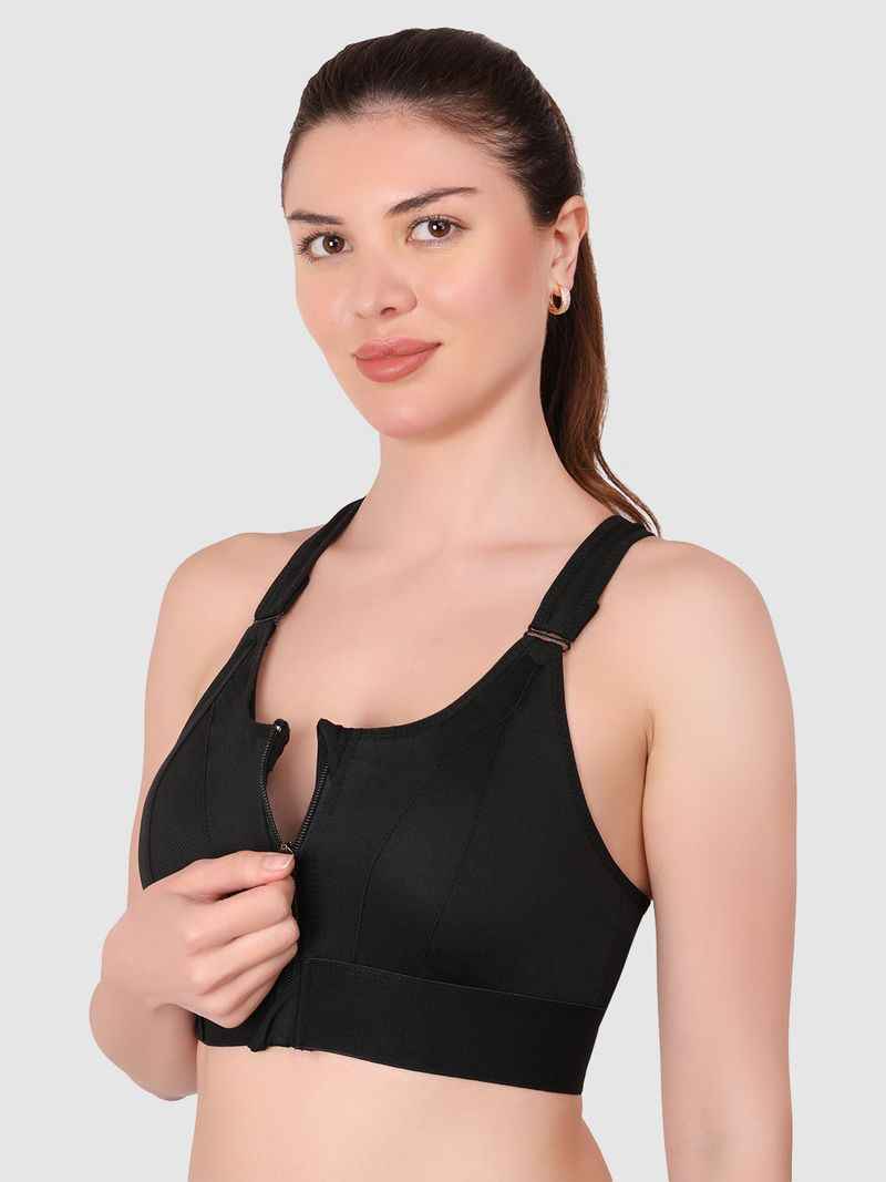 Women Full Coverage Workout Sports Bra With All Day Comfort