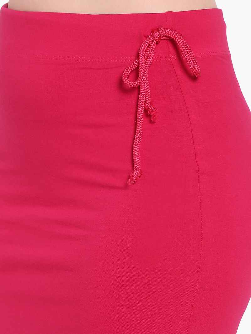 Women Solid Mermaid Fit High-Rise Knitted Seamless Saree Shapewear