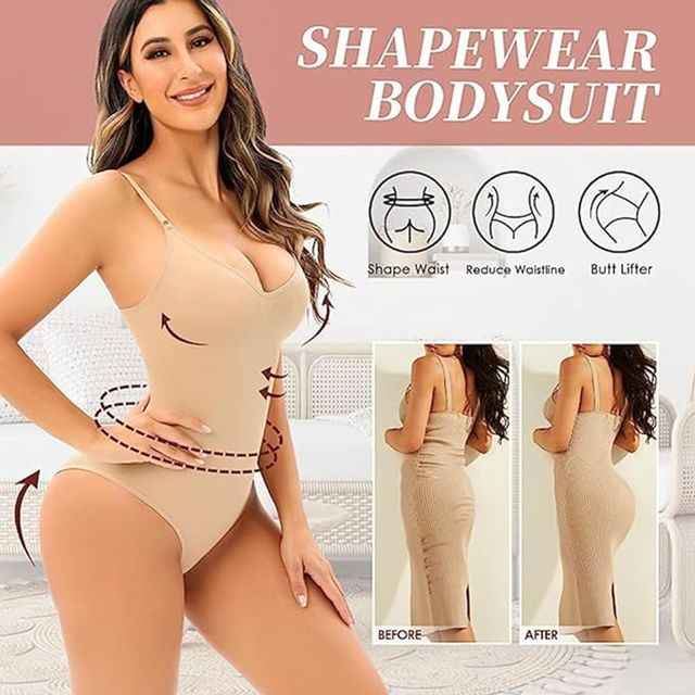 Women Butt Lifter Panties Stretch Slimming Body Shaper with Adjustable Spaghetti Strap