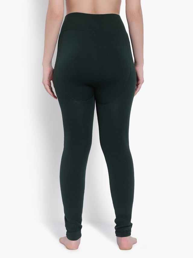 Women Warm Fur Woollen Thermal Bottoms