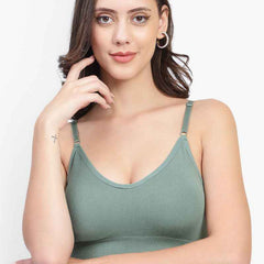 Full Coverage Lightly Padded Bralette Bra With All Day Comfort
