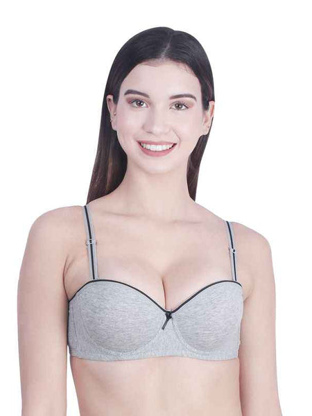 Medium Coverage Underwired Heavily Padded Everyday Bra With All Day Comfort