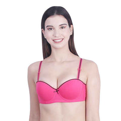 Medium Coverage Underwired Heavily Padded Everyday Bra With All Day Comfort