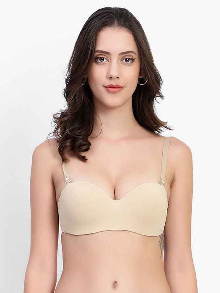 Medium Coverage Underwired Lightly Padded Push-Up Bra With All Day Comfort