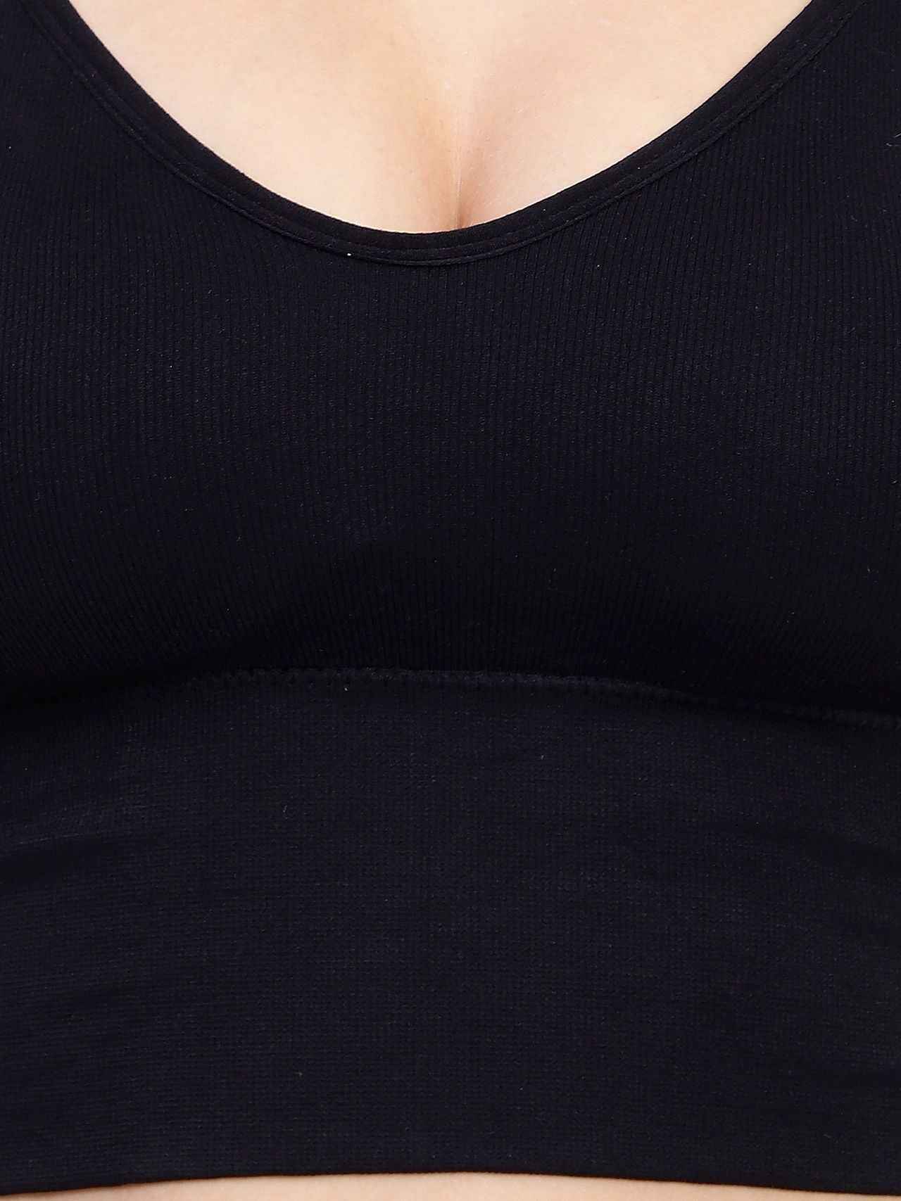 Full Coverage Lightly Padded Bralette Bra With All Day Comfort