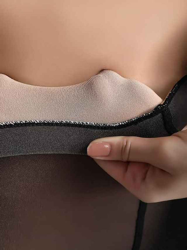Stretchable Pantyhose Stockings With Attached Footies