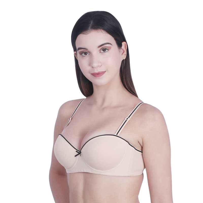 Medium Coverage Underwired Heavily Padded Everyday Bra With All Day Comfort