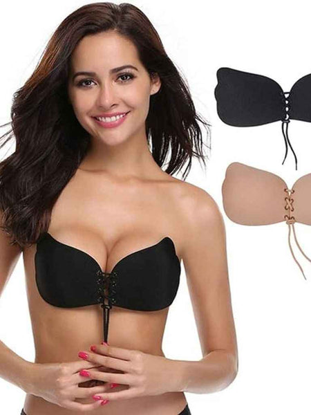 Pack Of 2 Adhesive Backless Stick On Bra With All Day Comfort