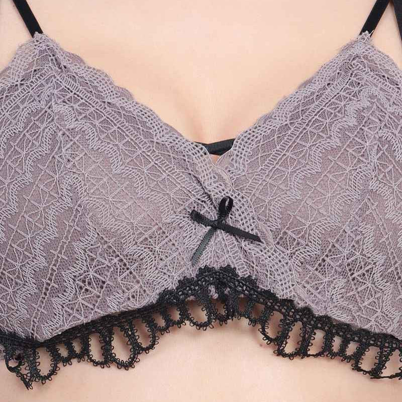 Self Design Lightly Padded Multiway Bra & Briefs