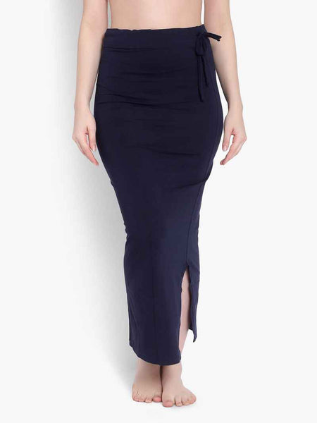 Women Solid Mermaid Fit High-Rise Knitted Seamless Saree Shapewear