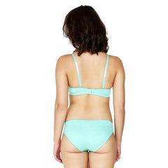Women Sea Green Printed Lingerie Set