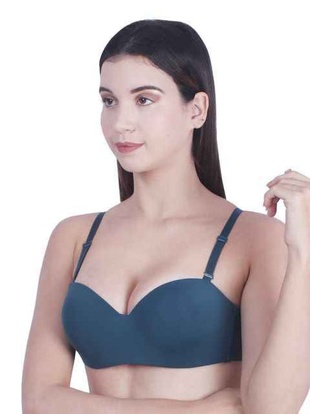 Medium Coverage Underwired Lightly Padded Push-Up Bra With All Day Comfort
