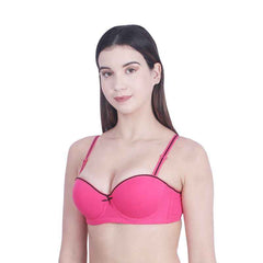 Medium Coverage Underwired Heavily Padded Everyday Bra With All Day Comfort