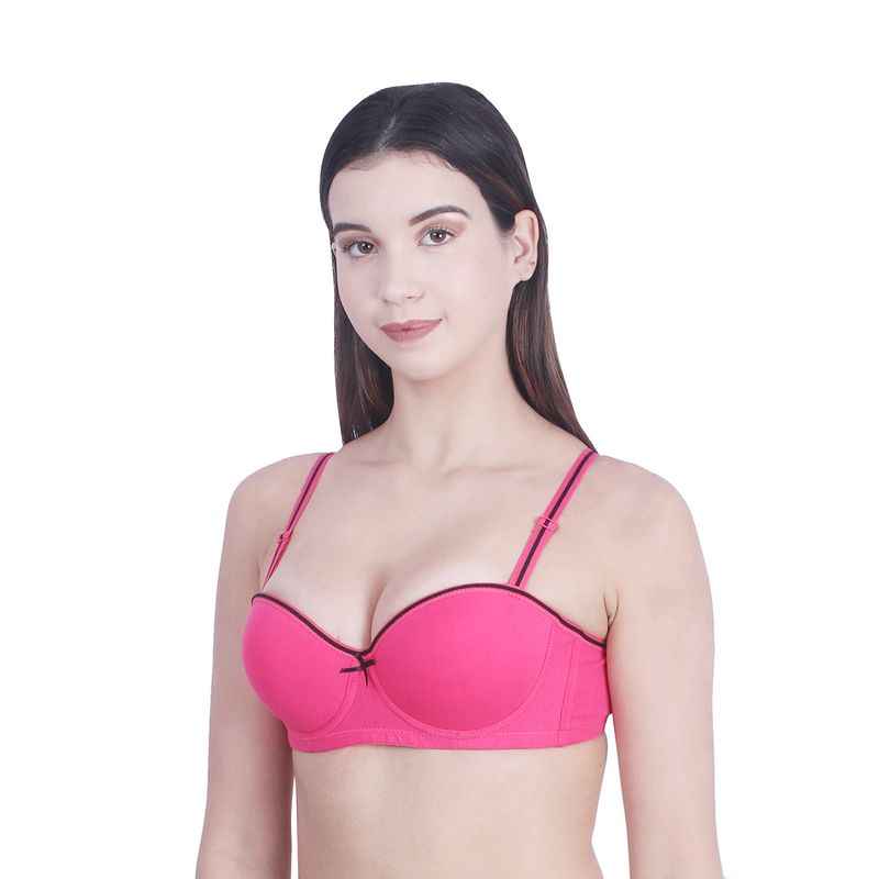 Medium Coverage Underwired Heavily Padded Everyday Bra With All Day Comfort