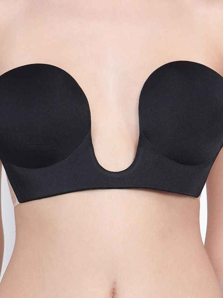 Medium Coverage Lightly Padded Strapless Push-Up Bra- All Day Comfort