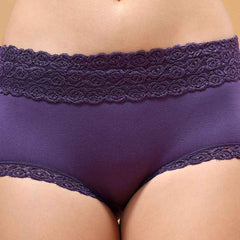 Women Lace Shape and Support Anti-Odour Hipster Briefs