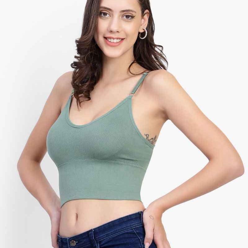 Full Coverage Lightly Padded Bralette Bra With All Day Comfort