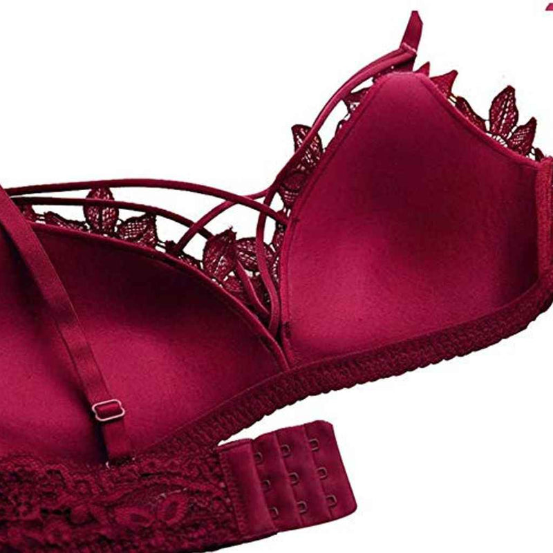 Self-Design Lightly-Padded Non-Wired Low-Rise Lingerie Set