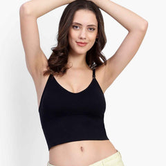 Full Coverage Lightly Padded Bralette Bra With All Day Comfort