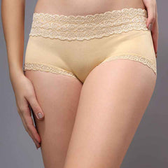 Women Lace Shape and Support Anti-Odour Hipster Briefs