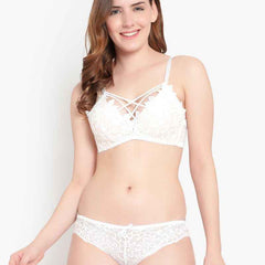 White Lace Lingerie Set