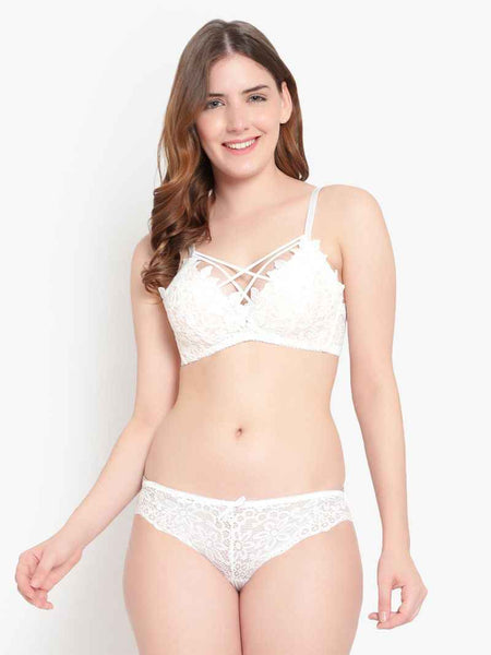 White Lace Lingerie Set
