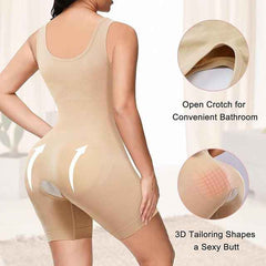 Women Nude Solid Full Body Shapewear