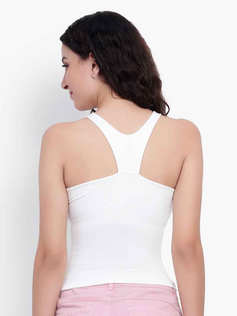 Sleeveless Ruched Fitted Top