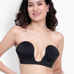 Medium Coverage Lightly Padded Strapless Push-Up Bra- All Day Comfort