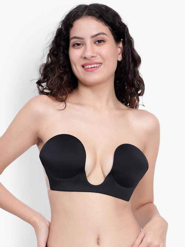 Medium Coverage Lightly Padded Strapless Push-Up Bra- All Day Comfort