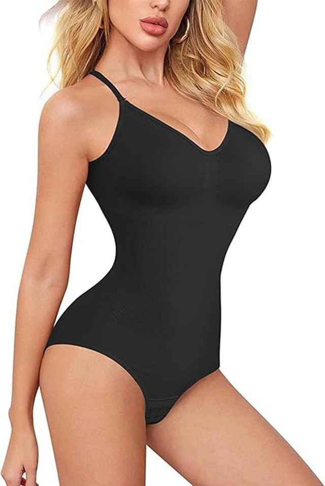 Women Butt Lifter Panties Stretch Slimming Body Shaper with adjustable Spaghetti Strap