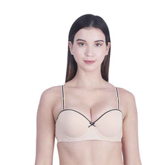 Medium Coverage Underwired Heavily Padded Everyday Bra With All Day Comfort