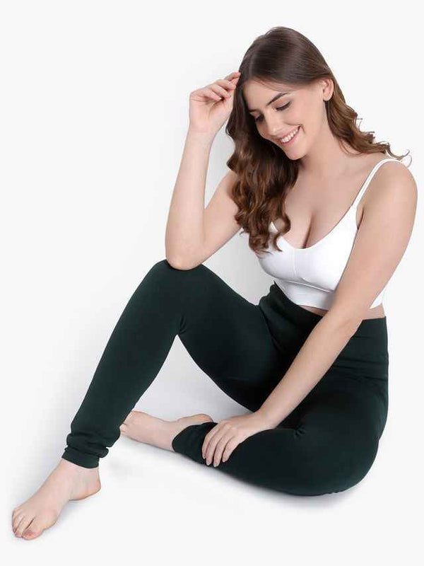 Women Warm Fur Woollen Thermal Bottoms