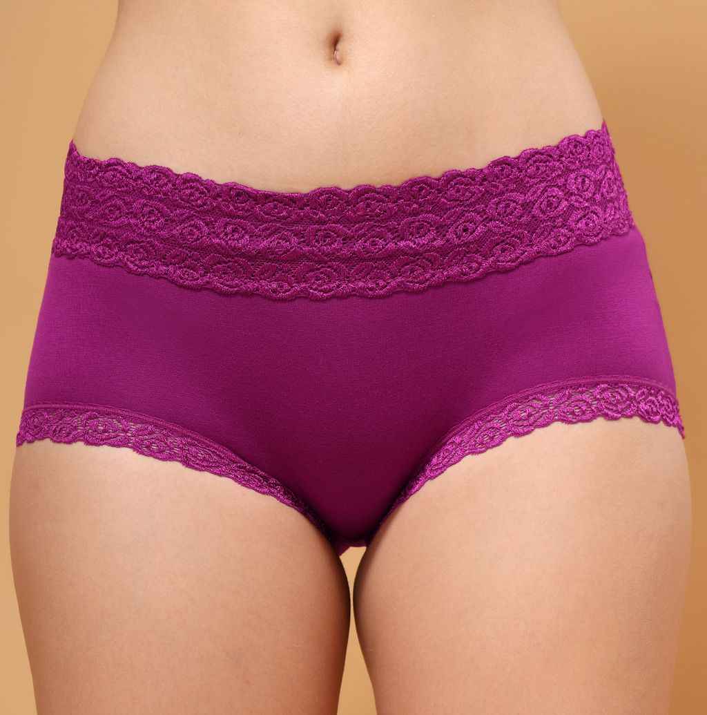 Women Mid rise Lace Hipster Briefs