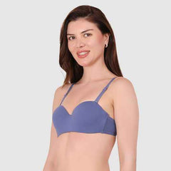 Medium Coverage Underwired Lightly Padded Push-Up Bra With All Day Comfort