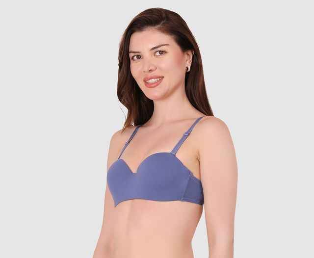 Medium Coverage Underwired Lightly Padded Push-Up Bra With All Day Comfort